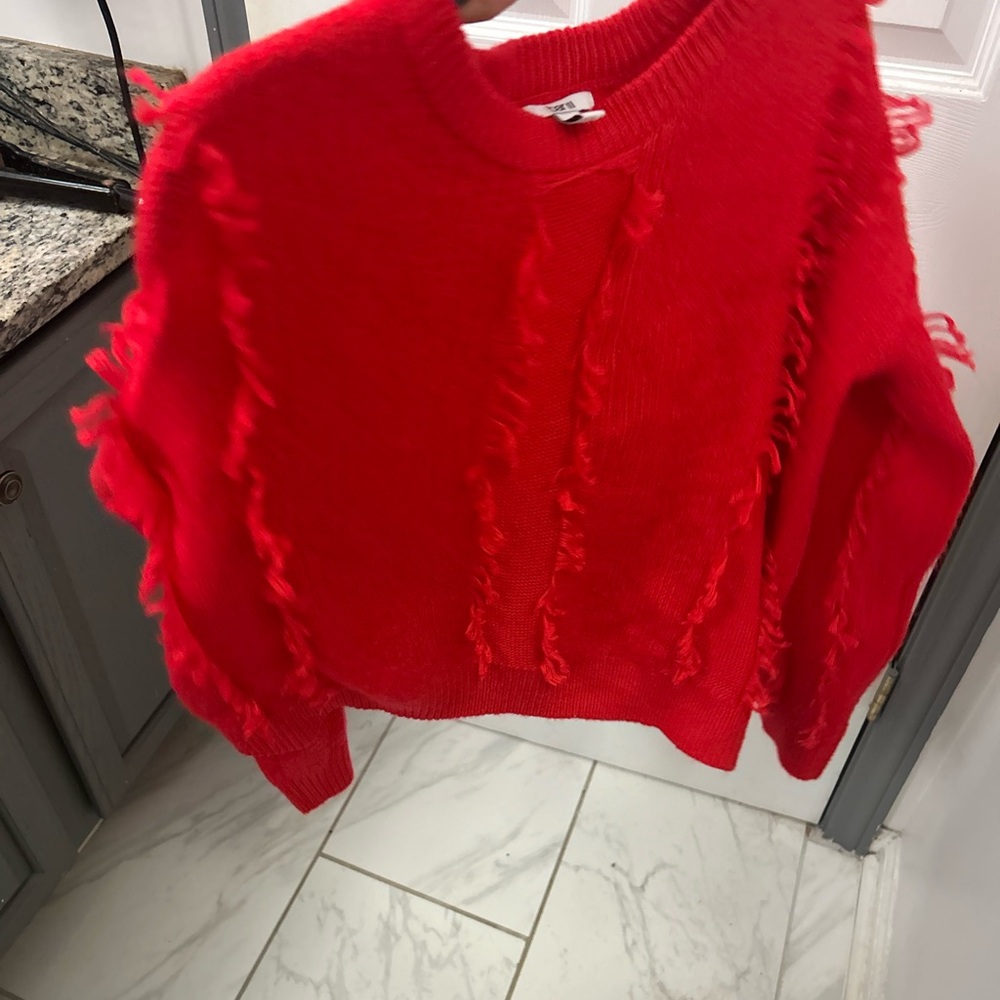 NWOT BAR III red sweater.